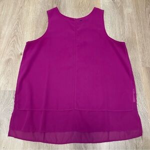 GAP Fuchsia Sleeveless Blouse
